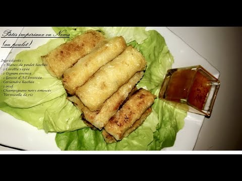 Nems au Poulet Maison rapides et croustillants