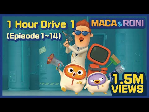 [MACA&RONI] 1Hour Drive 1 (Episode 1-14) | Macaandroni Channel