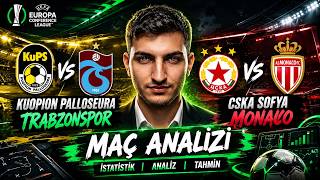 KUOPİON - TRABZONSPOR CANLI🔴 UEFA  KLÜP MAÇLARI⚽️MAÇ ANALİZİ ⚽️futbol analiz🎙️#f