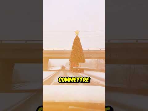 Le camionneur qui a oublié la hauteur du pont 🎄🚛