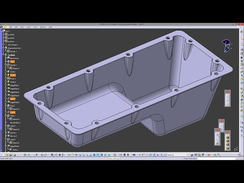 CATIA V5 - PART DESIGN - DRAFT ANGLE