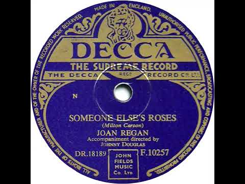 UK New Entry 1954 (31) Joan Regan - Someone Else's Roses