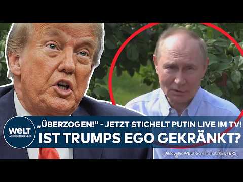 UKRAINE-KRIEG: Putin stichelt im Interview gegen Trump! USA schickt U-Boote Richtung Russland!