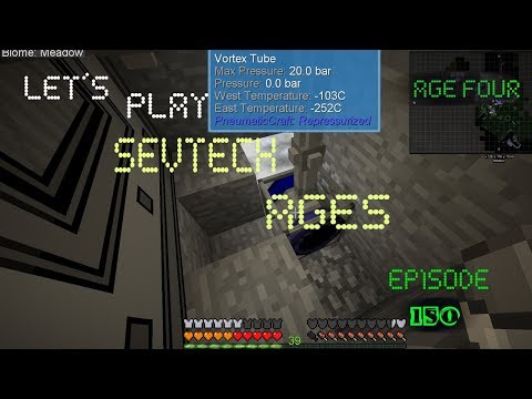 Minecraft Sevtech Ages Episode 150: Easy Dyes, The Handy Bag, and Pneumatic Craft fails.