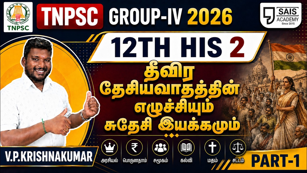 12TH HIS 2 💥தீவிர தேசியவாதத்தின் எழுச்சியும் சுதேசி இயக்?