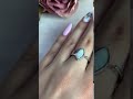 Серебряное кольцо с опалом 0.625ct