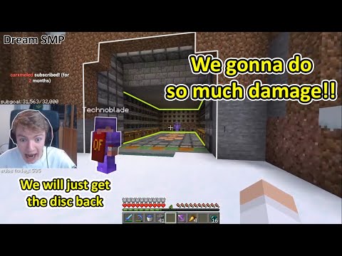 Technoblade reveals his secret base to TommyInnit!!! | Dream SMP
