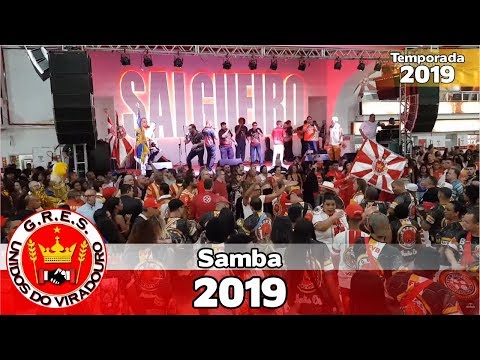 Viradouro 2019 - Bateria Furacão vermelho e branco no Salgueiro Convida - Apoteose ao vivo - #SC19