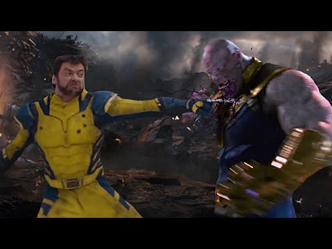 Deadpool and Wolverine Kill Thanos in Endgame!