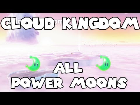 Super Mario Odyssey - Cloud Kingdom All Power Moons