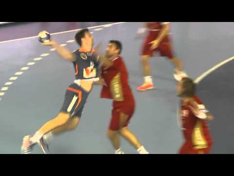 Djekic Djordje 1.golRK SPARTAK VOJPUT vs  HC VESZPREM  SEHA GAZPROM LEAGUE mp4