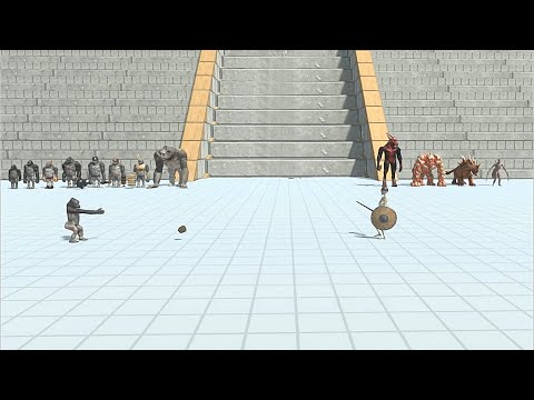 MUTANT PRIMATES vs INFERNALS Tournament - Animal Revolt Battle Simulator