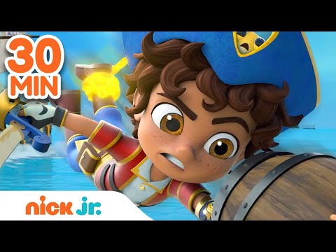Santi's BEST Pirate Rescues #2! ⛵ | 30 Minute Compilation | Nick Jr.