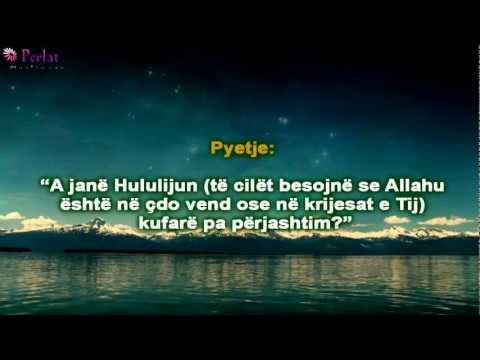 Ata që besojnë se Allahu është në krijesën e Tij apo në çdo vend - Feuzan