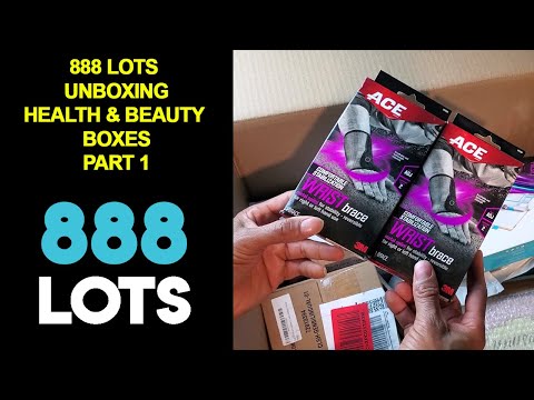888 Lots Health & Beauty Unboxing Part 1 - Liquidation Unboxing - Selling on Ebay