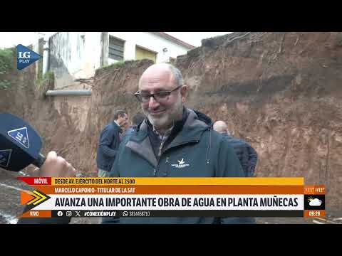 SAT Tucumán: Cómo es la obra en el Acueducto El Cadillal y Planta Muñecas