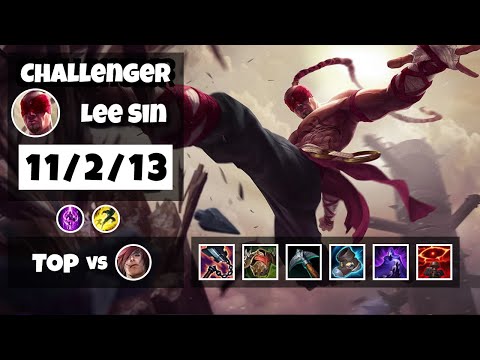 Lee Sin vs Sett OCE Challenger TOP (11/2/13) - v11.10