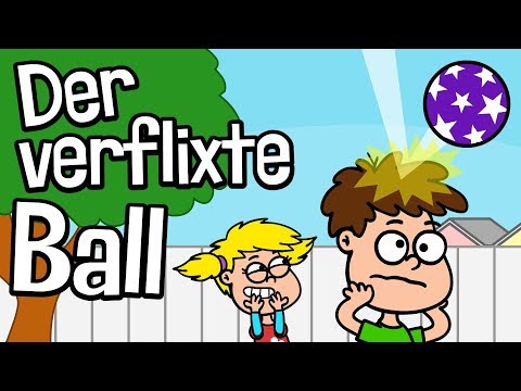 ♪ ♪ Kinderlied Ball - Der verflixte Ball - Fußball spielen - Hurra Kinderlieder