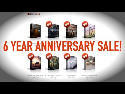 Soundiron - 6 Year Anniversary Sale!