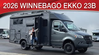 A preview image of the linked video showcasing 2026 Winnebago EKKO 23B
