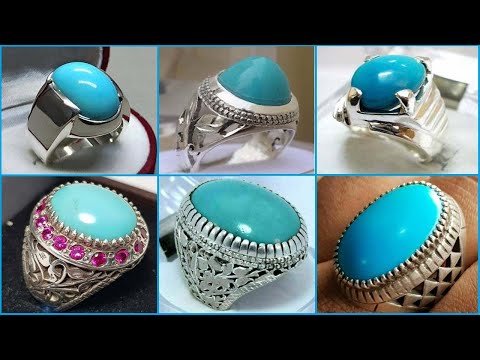 Latest Feroza Rings For Men's || New Turquois Rings For Men's.