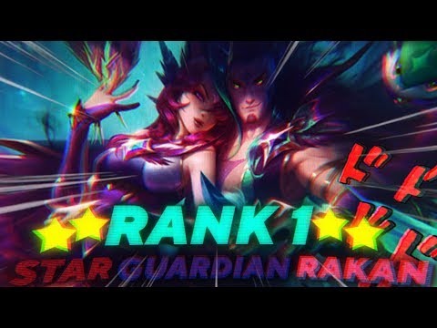 #1 Rakan tries STAR GUARDIAN RAKAN skin! - HARD CARRY in high challenger!