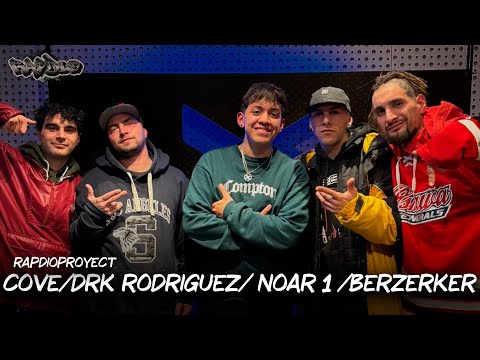 Berzerker/Cove/DRK Rodriguez y Noar 1 en Rapdio | Entrevista Completa