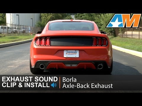 2015-2017 Mustang (EcoBoost) Borla Stinger S-Type Axle-Back Exhaust Sound Clip & Install