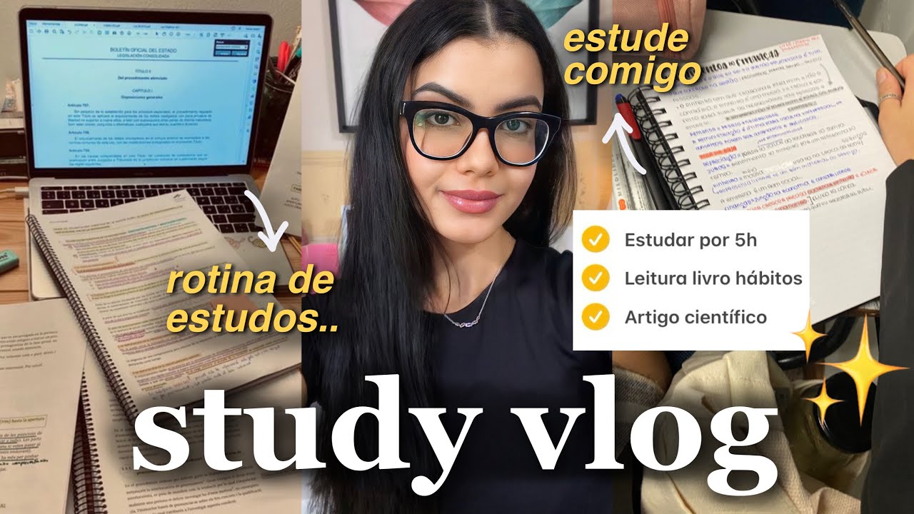 study vlog | hábitos que mudaram meus estudos & motivação.