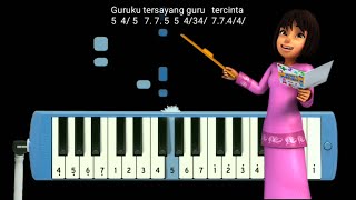 Download lagu Not Pianika Guruku Tersayang... mp3
