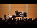 J. Brahms: Violin Sonata No. 1 in G major, Op. 78, "Regensonate". III. Allegro molto moderato