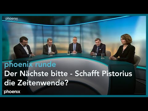 phoenix runde: "Der Nächste bitte - Schafft Pistorius die Zeitenwende?"