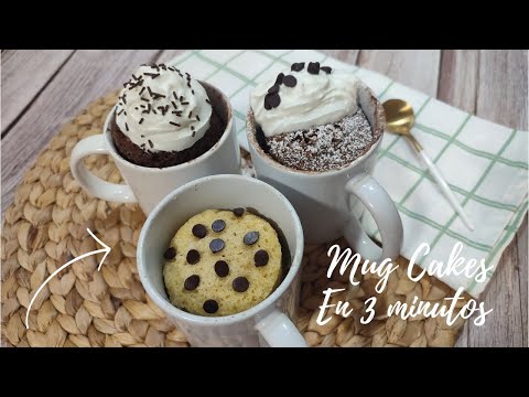 MUG CAKES,PASTELITO EN TAZA, CAPRICHO EN 3 MINUTOS¡¡¡