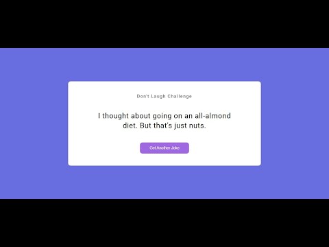Dad Jokes Api Basic Javascript Project