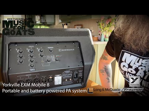 Yorkville EXM Mobile 8 - Portable (battery powered) PA system perfect for small rooms