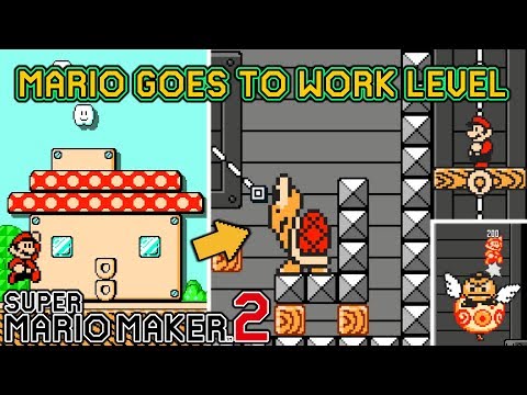 Super Mario Maker 2 - Amazing "MARIO GOES TO WORK" Level