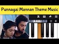 Punnagai Mannan Theme Music Punnagai Mannan BGM Piano Notes