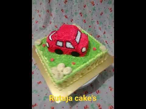 Rasmalai cake 🎂😋 with Car design