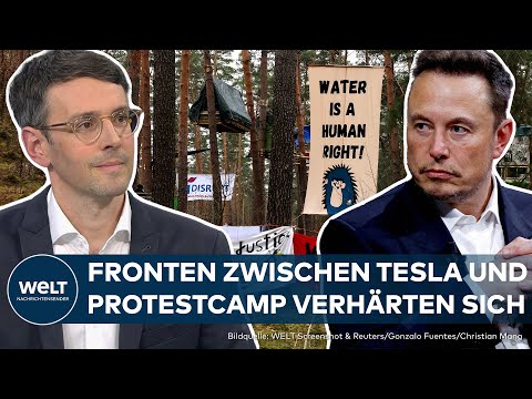 Video Thumbnail: GRÜNHEIDE: Tesla-Protestcamp soll geräumt werden – Gigafabrik könnte künftig noch bedeutender werden