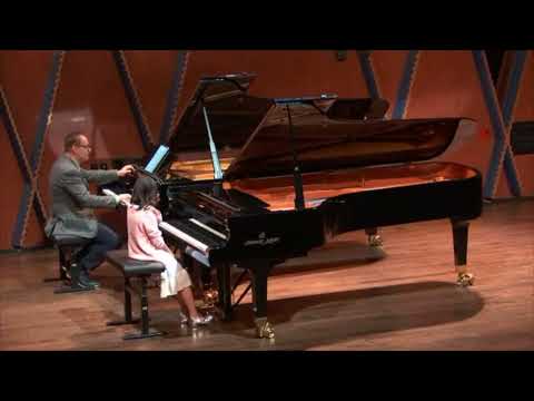 Bach, English Suite No. 2. Masterclass with Enrico Elisi. Lindsay Tao (Junior, PianoTexas, 2024).