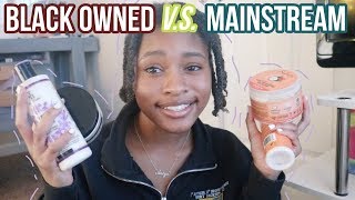 Black Owned v.s. Mainstream Natural Hair Products (ft. TM Hair Products)