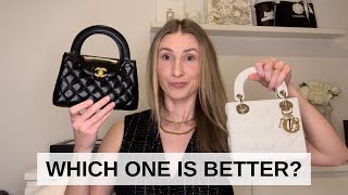 CHANEL KELLY BAG AND MINI LADY DIOR BAG COMPARISON - the best mini top handle bags? Laine’s Reviews