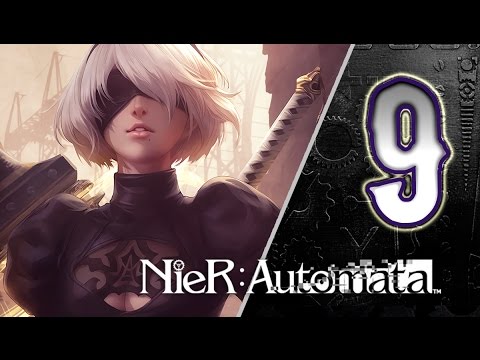 NieR: Automata Walkthrough Part 9 ((PS4)) English - No Commentary