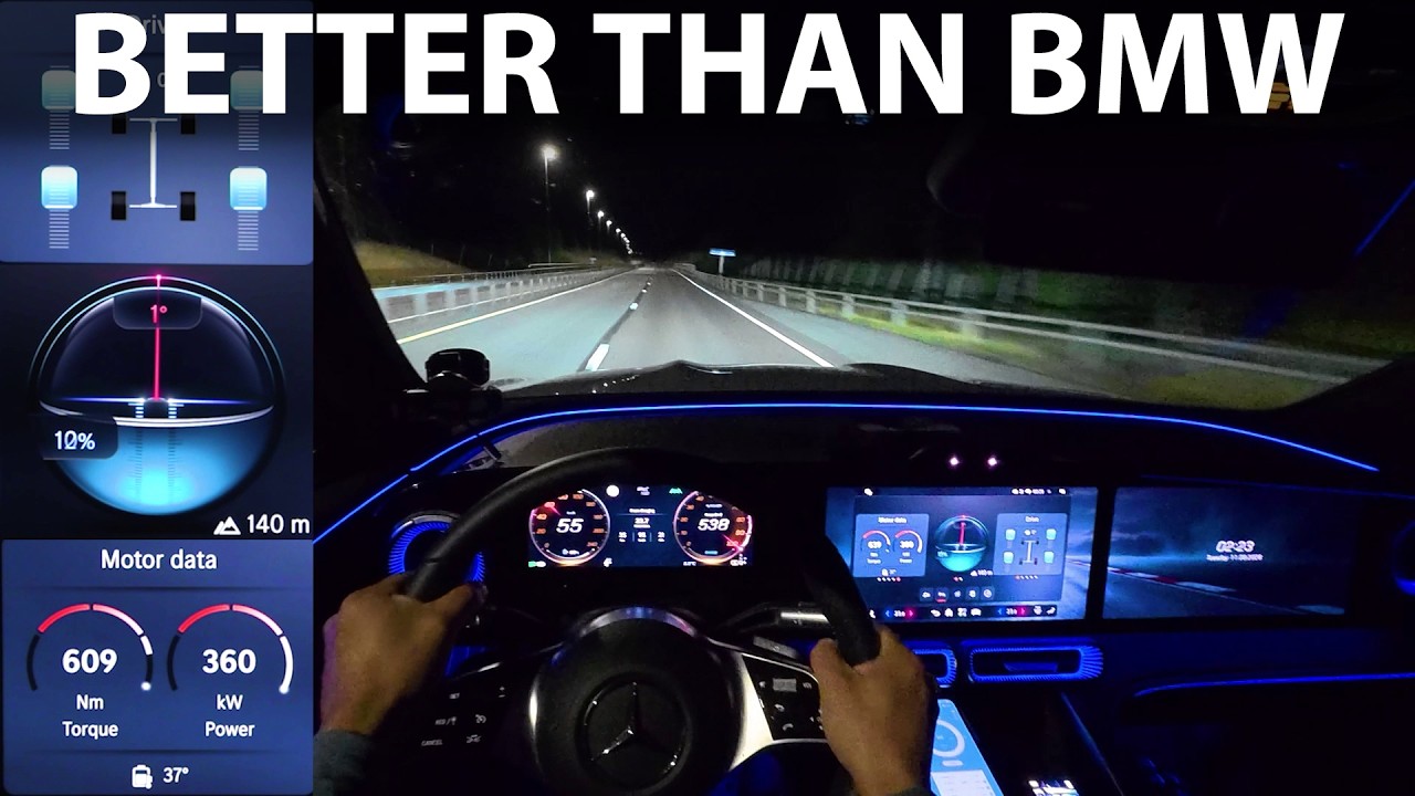 Mercedes GLC 400 acceleration and noise test
