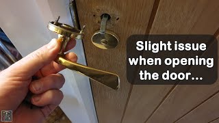Re-fitting a Door Handle that’s fallen off