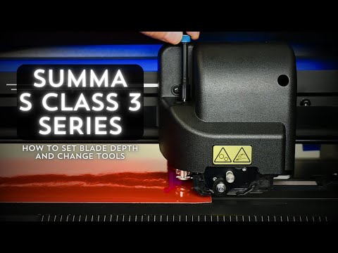 How To Set Summa S3 Blade Depth & Change Tools