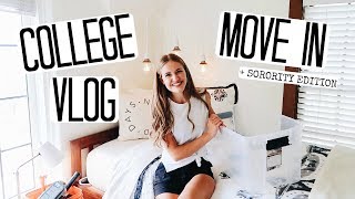 COLLEGE MOVE IN VLOG! MOVING INTO MY SORORITY AT UO!