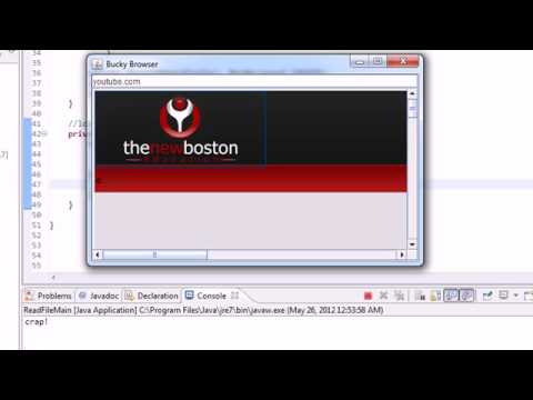 Intermediate Java Tutorial - 37 - Best Browser Ever?