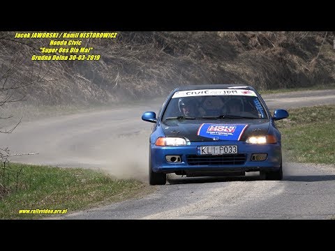 Jacek JAWORSKI / Kamil NESTOROWICZ - Honda Civic - "Super Oes Dla Mai" Grudna Dolna 30-03-2019
