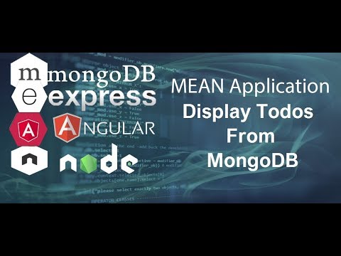 Mean Stack Tutorial 6 Display Todos From MongoDB